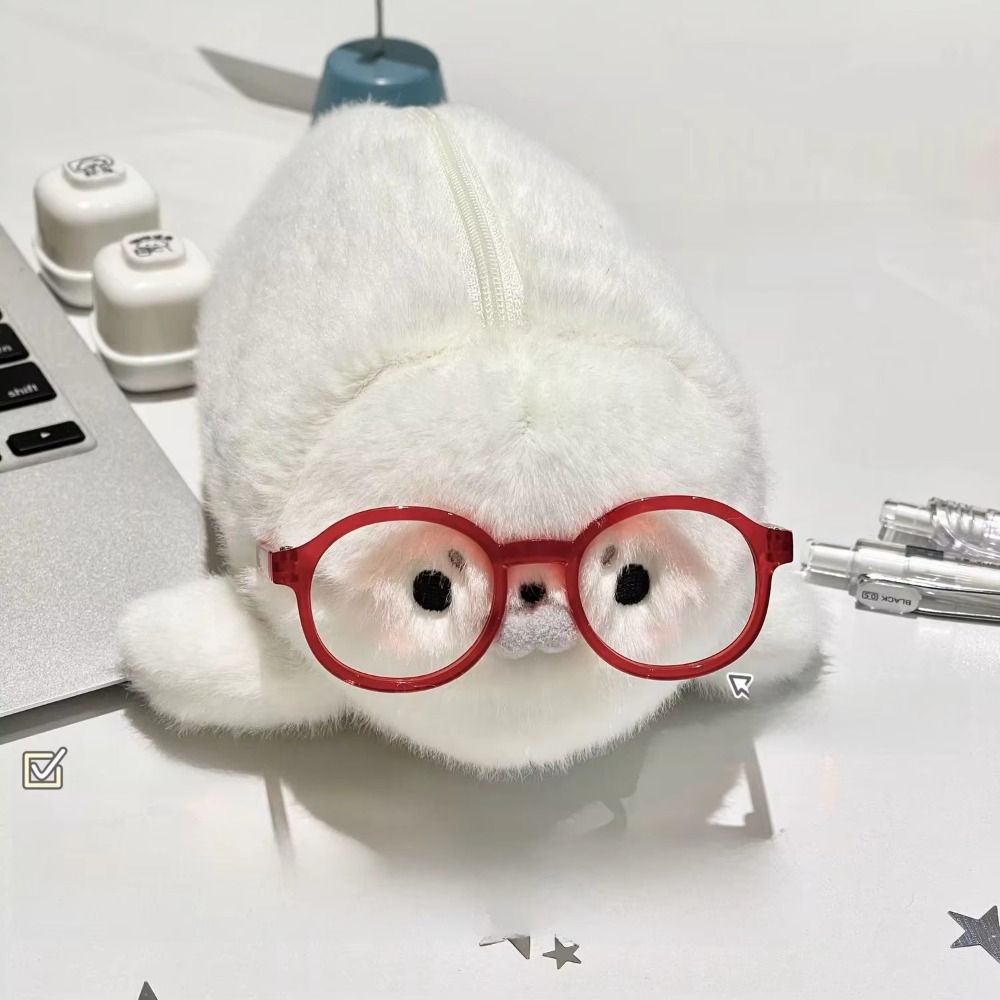 Funny Seal Doll Pencil Case Hi - Aesthetic Large Pencil Case Pouch ulasan dan harga