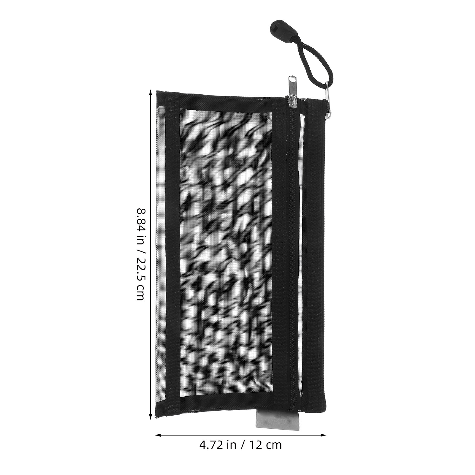 6Pcs Clear Double Layer Nylon  - Clear Mesh Pencil Pouch For Exam ulasan dan harga