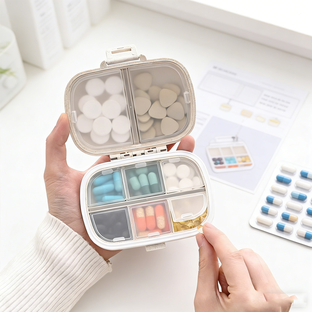 Portable Medicine Storage Case - Stationery ulasan dan harga