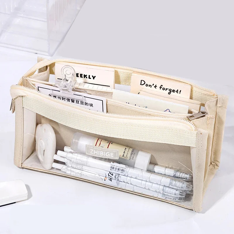6 Layers Large Capacity Pencil - Aesthetic Large Pencil Case Pouch ulasan dan harga