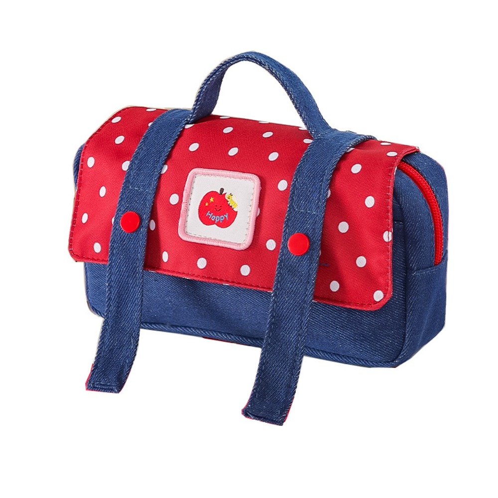 Denim Fruit Cowboy Pencil Case - Aesthetic Large Pencil Case Pouch ulasan dan harga