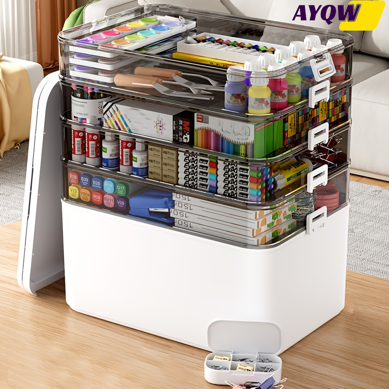 Multifunctional Multi-Layer St - Stationery ulasan dan harga