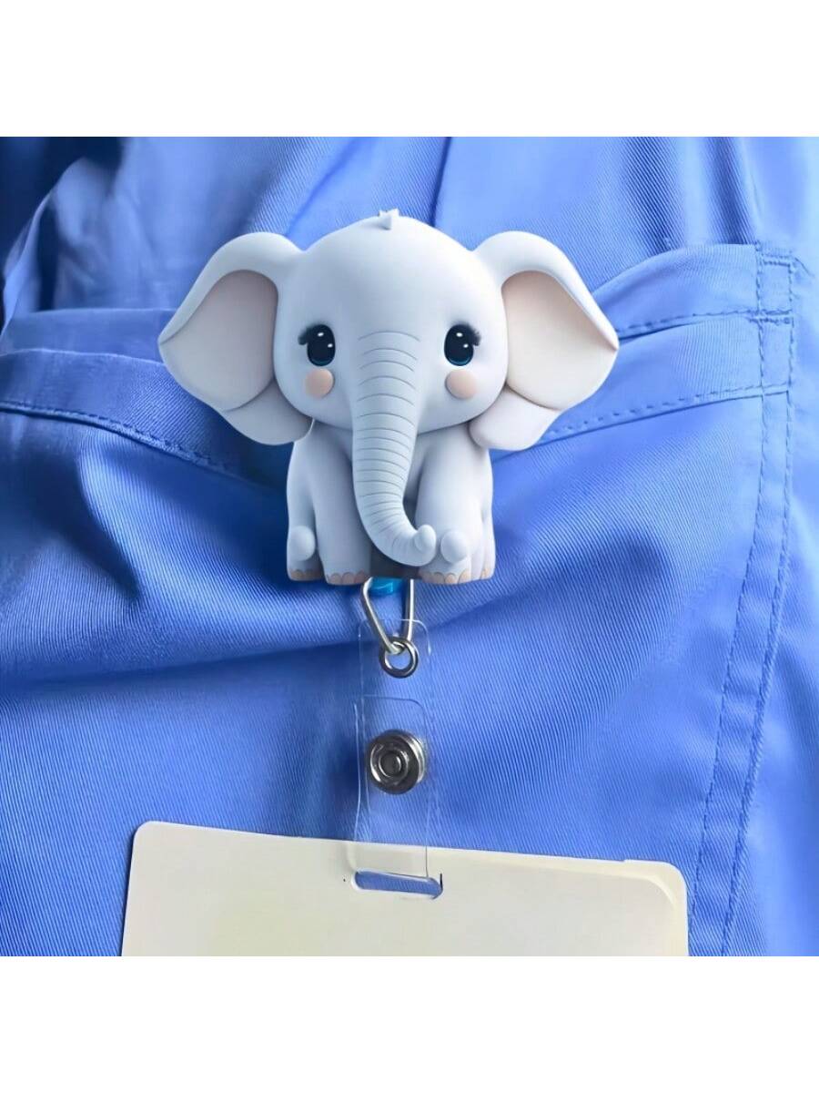 1PC Cute Cat Retractable Badge - School Supplies ulasan dan harga