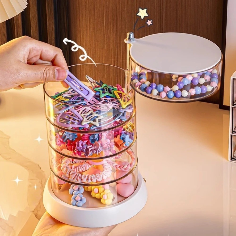 360 Rotating Clear Hair Access - Desk Accessories ulasan dan harga