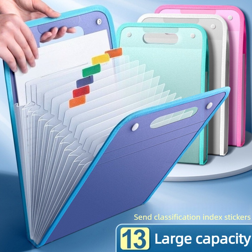 Translucent Accordion File Fol - Expandable Accordion File Folder 13 Pockets ulasan dan harga