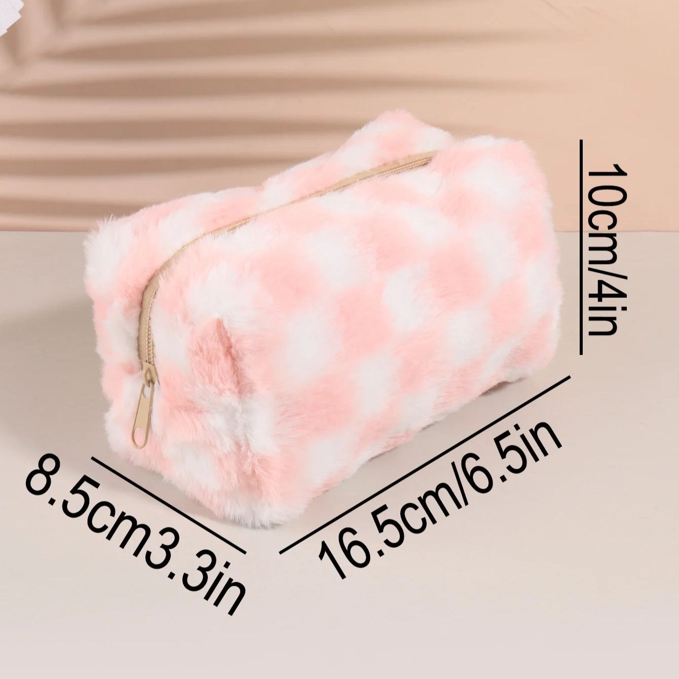 Cute Korean Checkered Pencil C - Aesthetic Large Pencil Case Pouch ulasan dan harga