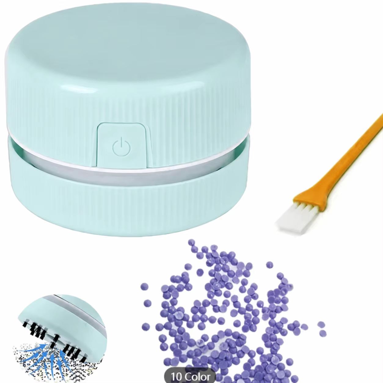 Mini Desk Vacuum Cleaner, Port - Mini Desktop Vacuum Cleaner For Eraser Dust ulasan dan harga