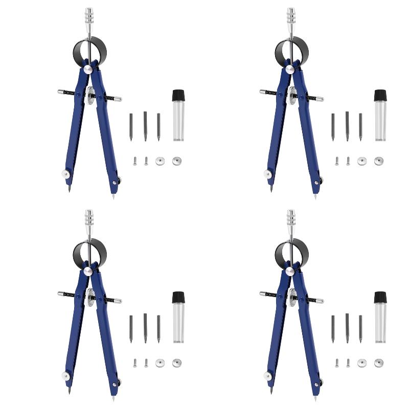 4pack X((Professional Compass, - Math Geometry Set With Compass ulasan dan harga