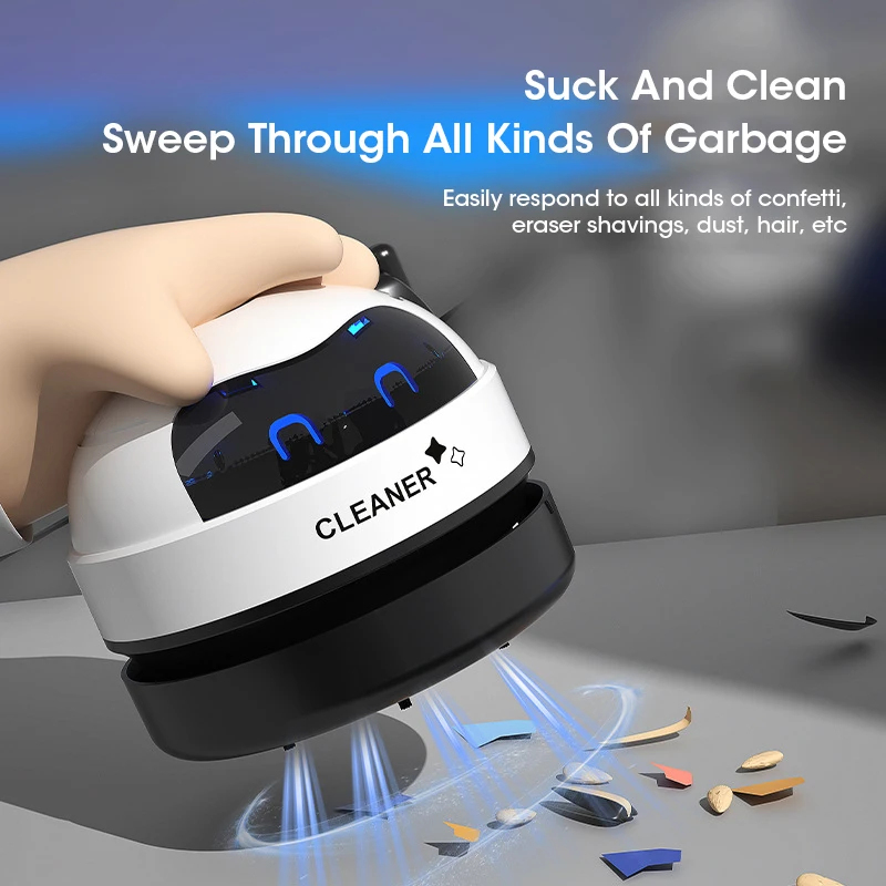 Mini USB Rechargeable Desktop  - Mini Desktop Vacuum Cleaner For Eraser Dust ulasan dan harga