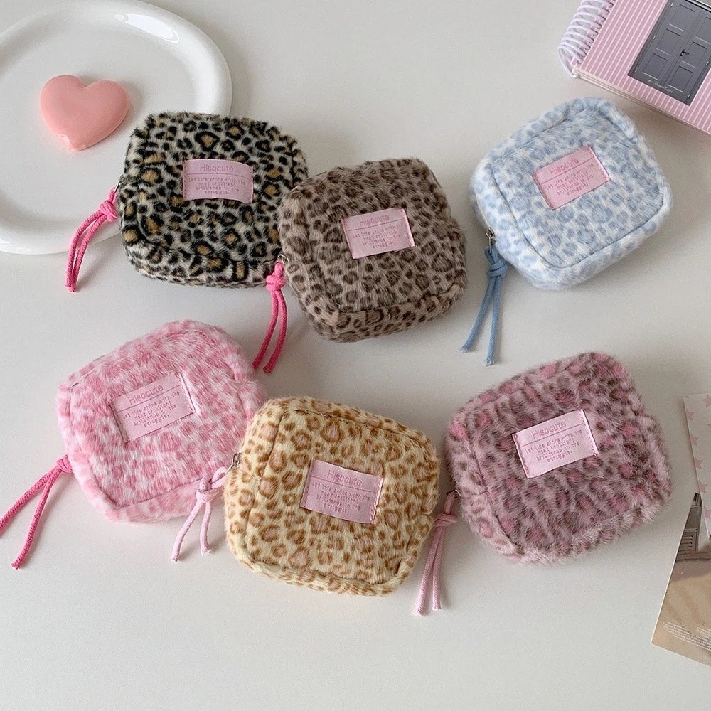 Pen Bag Leopard Stationery Bag - Aesthetic Large Pencil Case Pouch ulasan dan harga